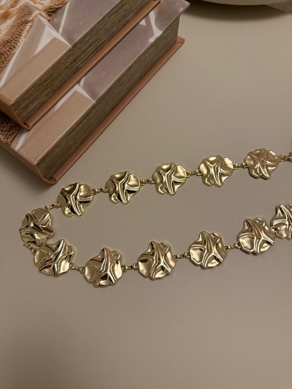 CINTO CORRENTE ORGÂNICO DOURADO - Larih Mercurio