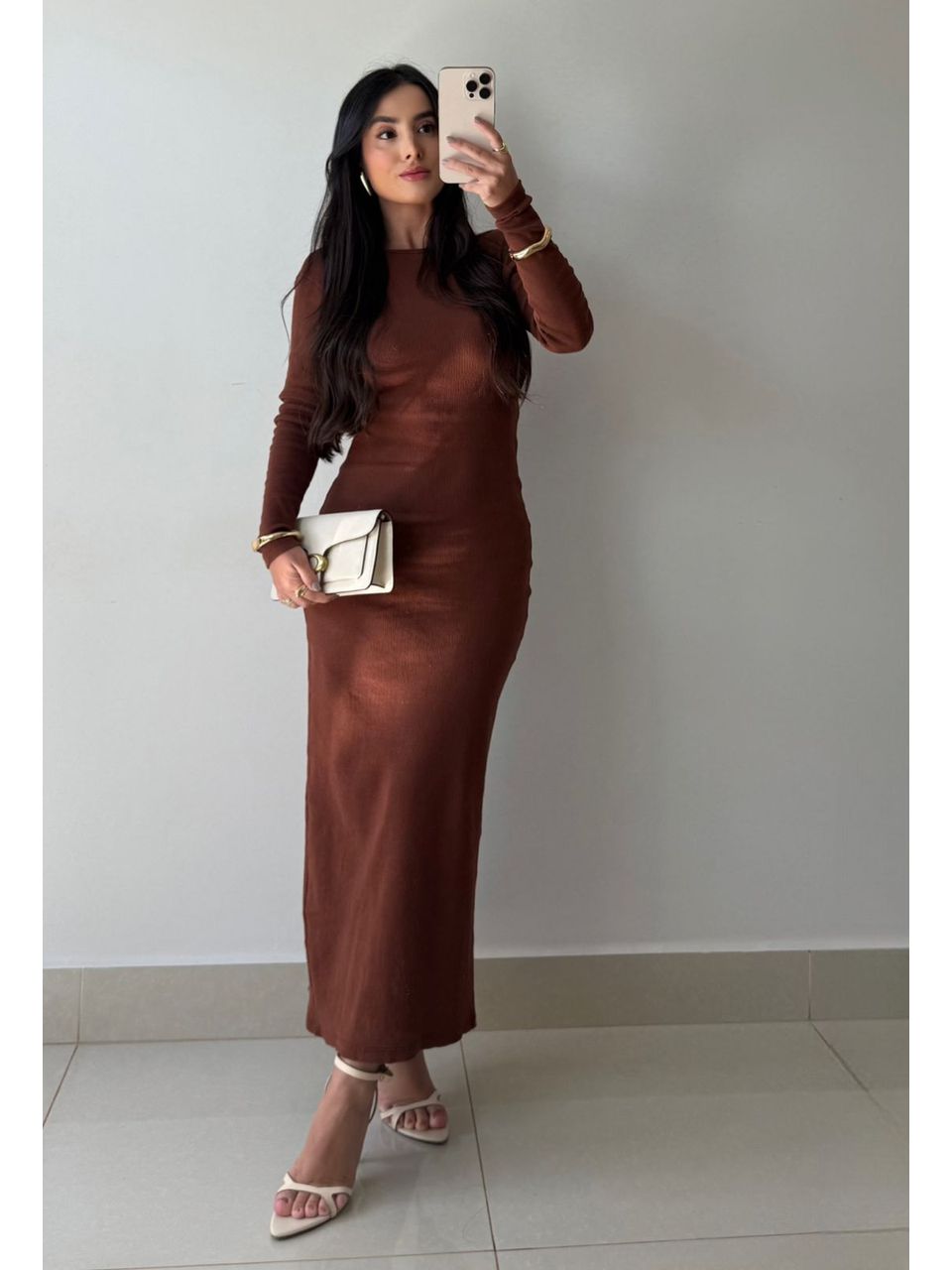 VESTIDO LUA MARROM - Larih Mercurio