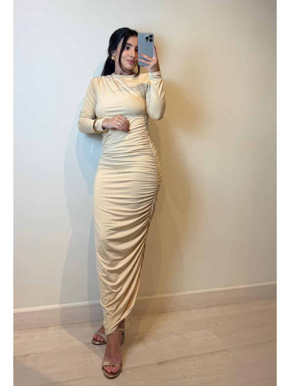 VESTIDO VIENA NUDE - Larih Mercurio
