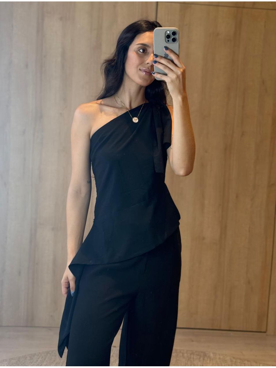 BLUSA NULA MANGA PRETA - Larih Mercurio