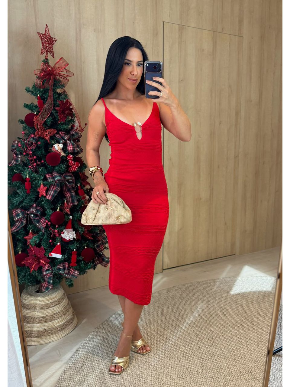 VESTIDO LETICIA VERMELHO - Larih Mercurio