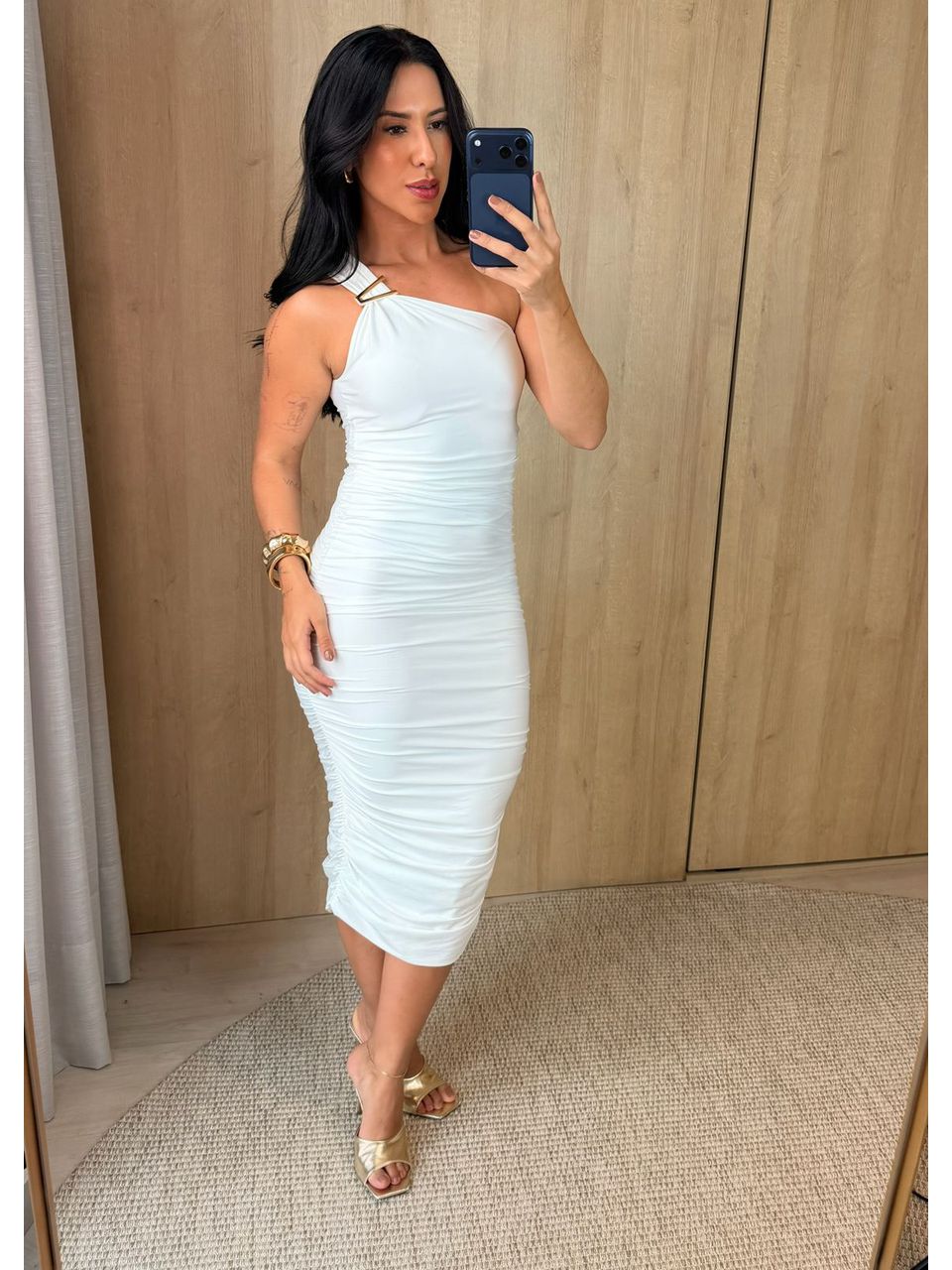 VESTIDO ESTELA BRANCO - Larih Mercurio