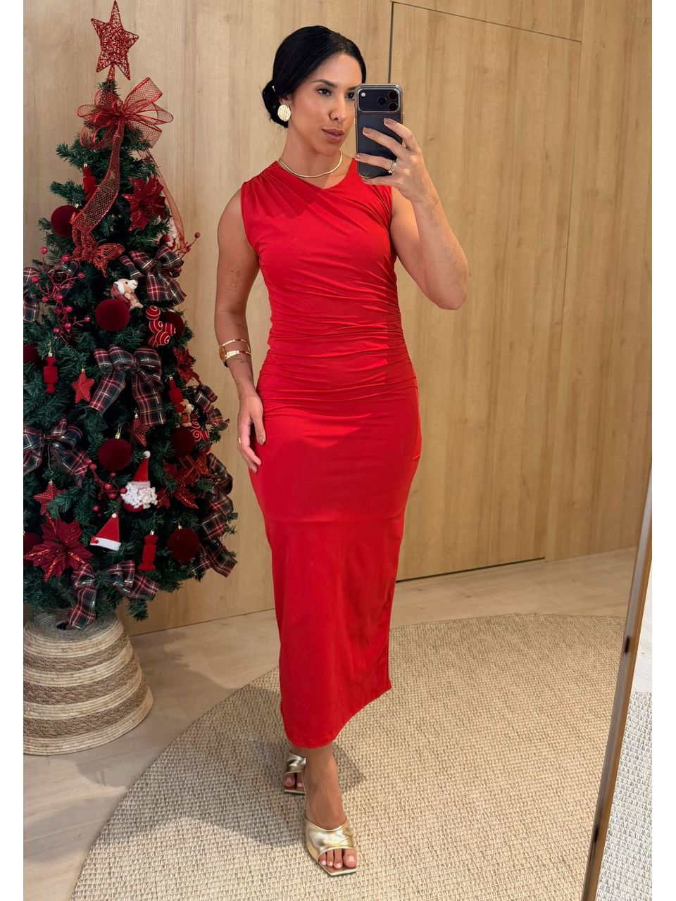 VESTIDO VIENA VERMELHO - Larih Mercurio