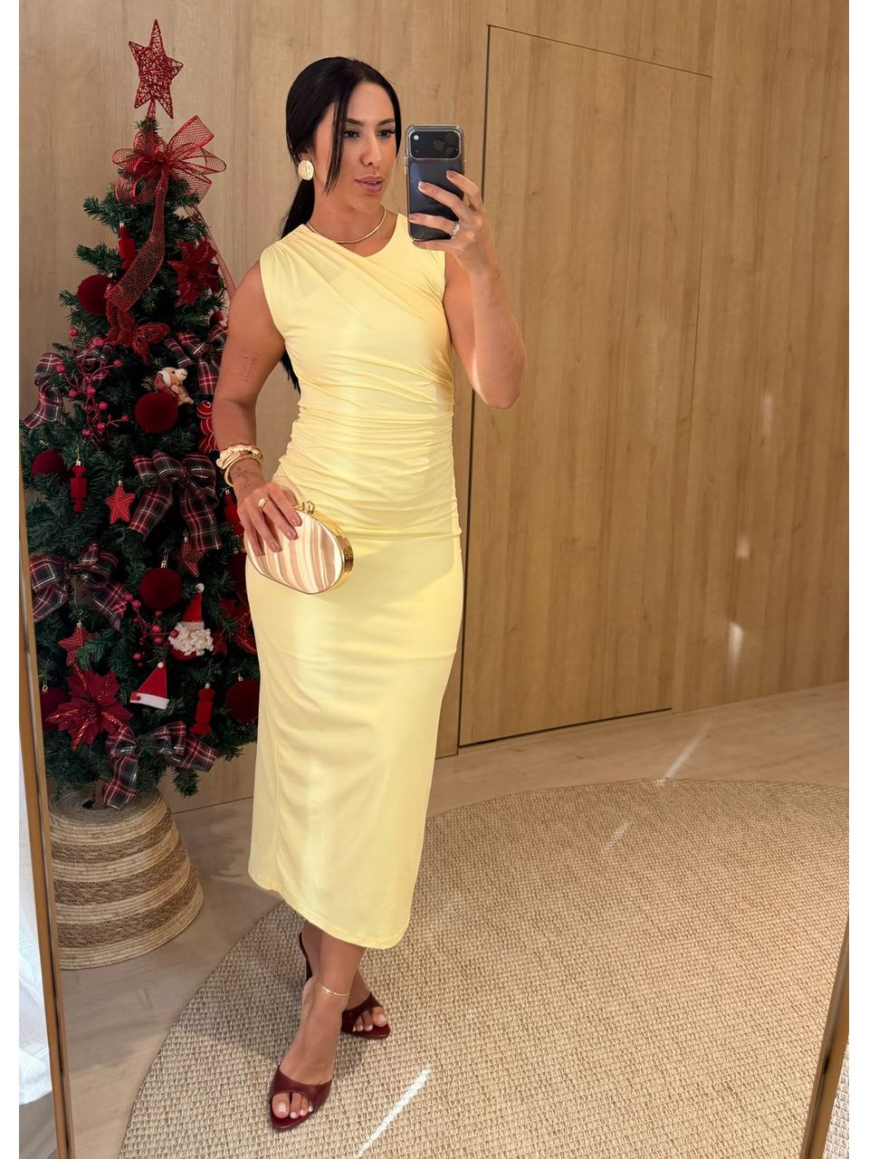 VESTIDO VIENA AMARELO - Larih Mercurio