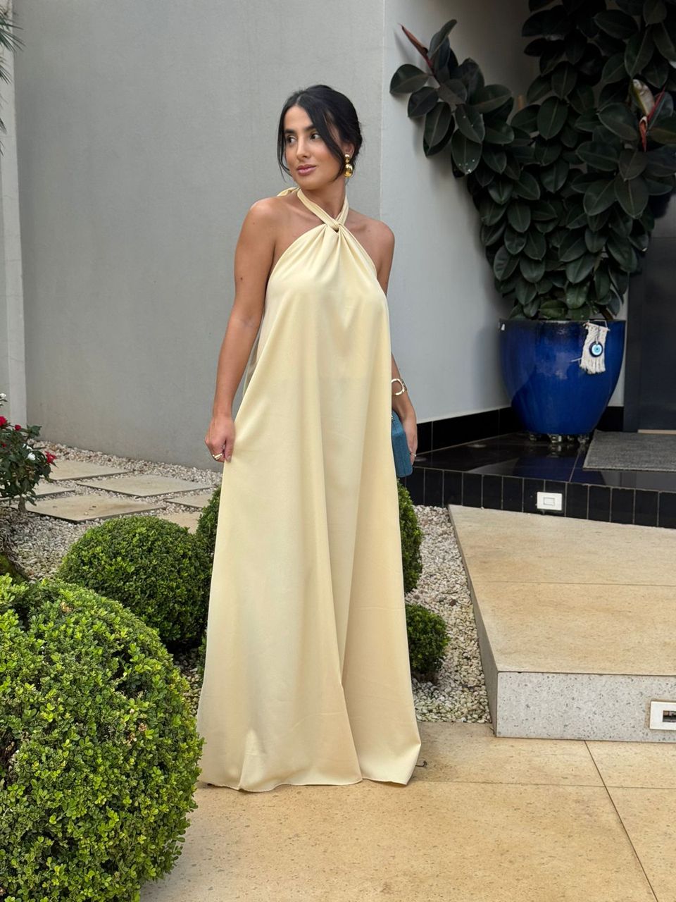 VESTIDO CHARLOTTE AMARELO - Larih Mercurio