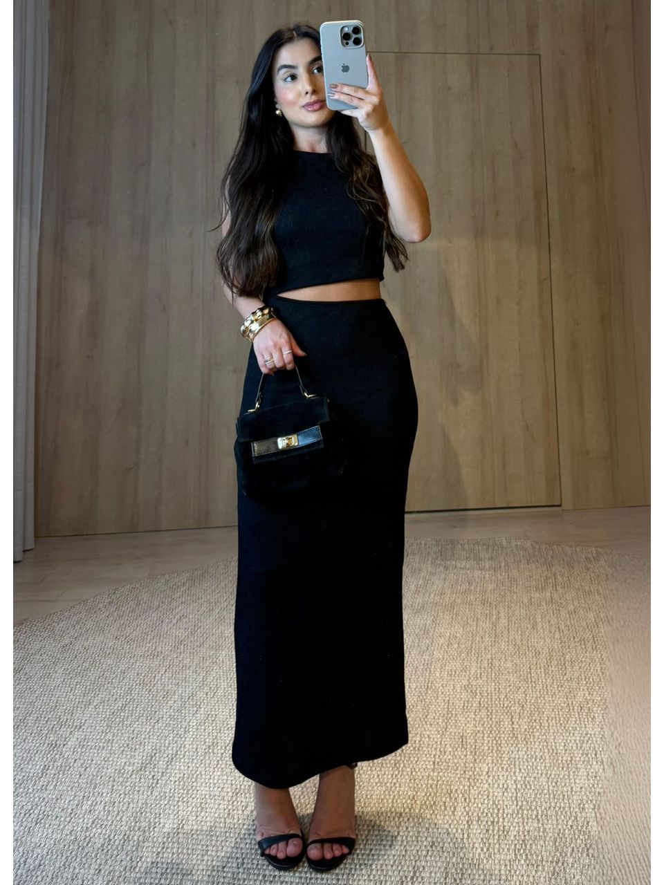VESTIDO EGITO PRETO - Larih Mercurio
