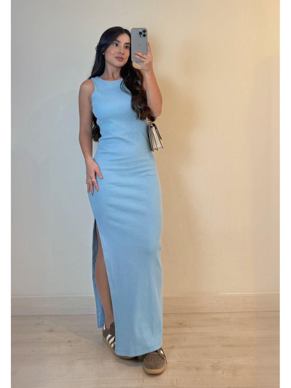 VESTIDO AMANDA AZUL - Larih Mercurio