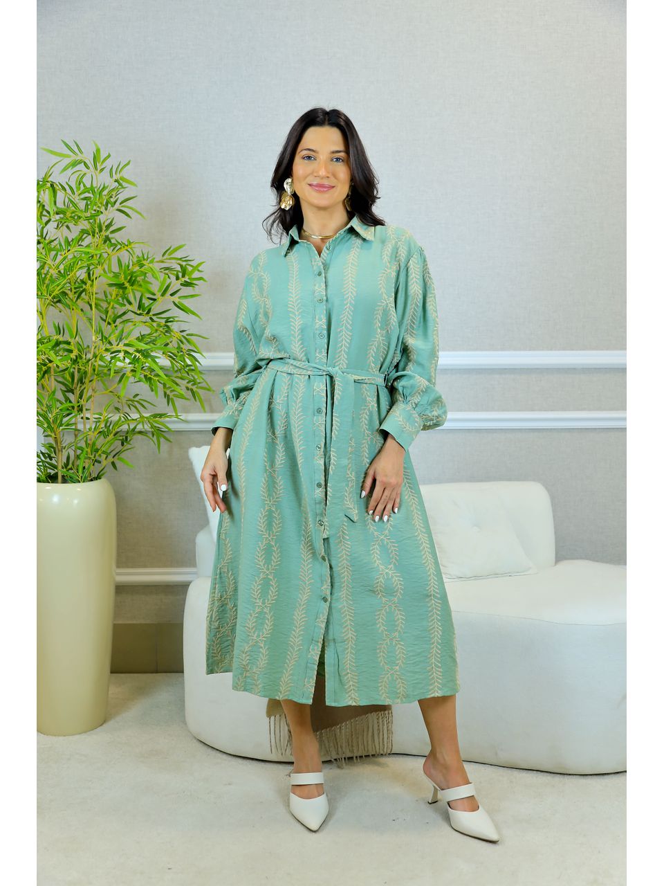 CHEMISE ATHENA MENTA