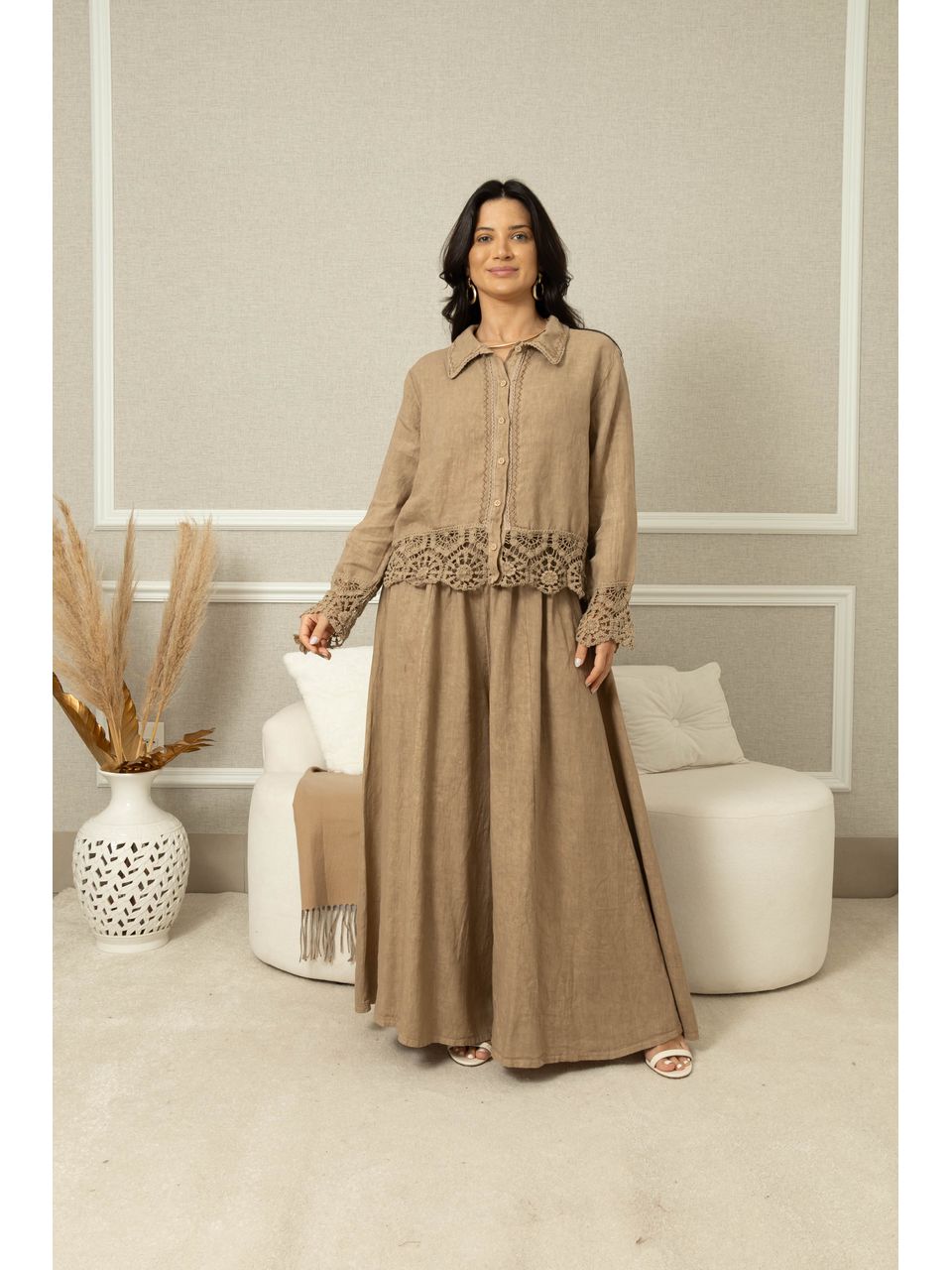 CONJUNTO LINA CARAMELO