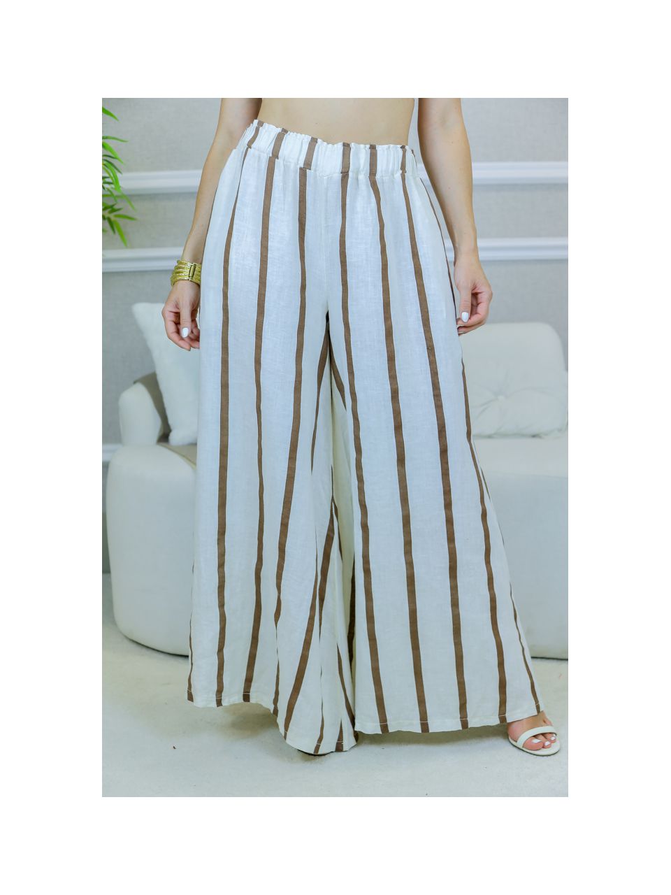 CALÇA MATILDA MARROM