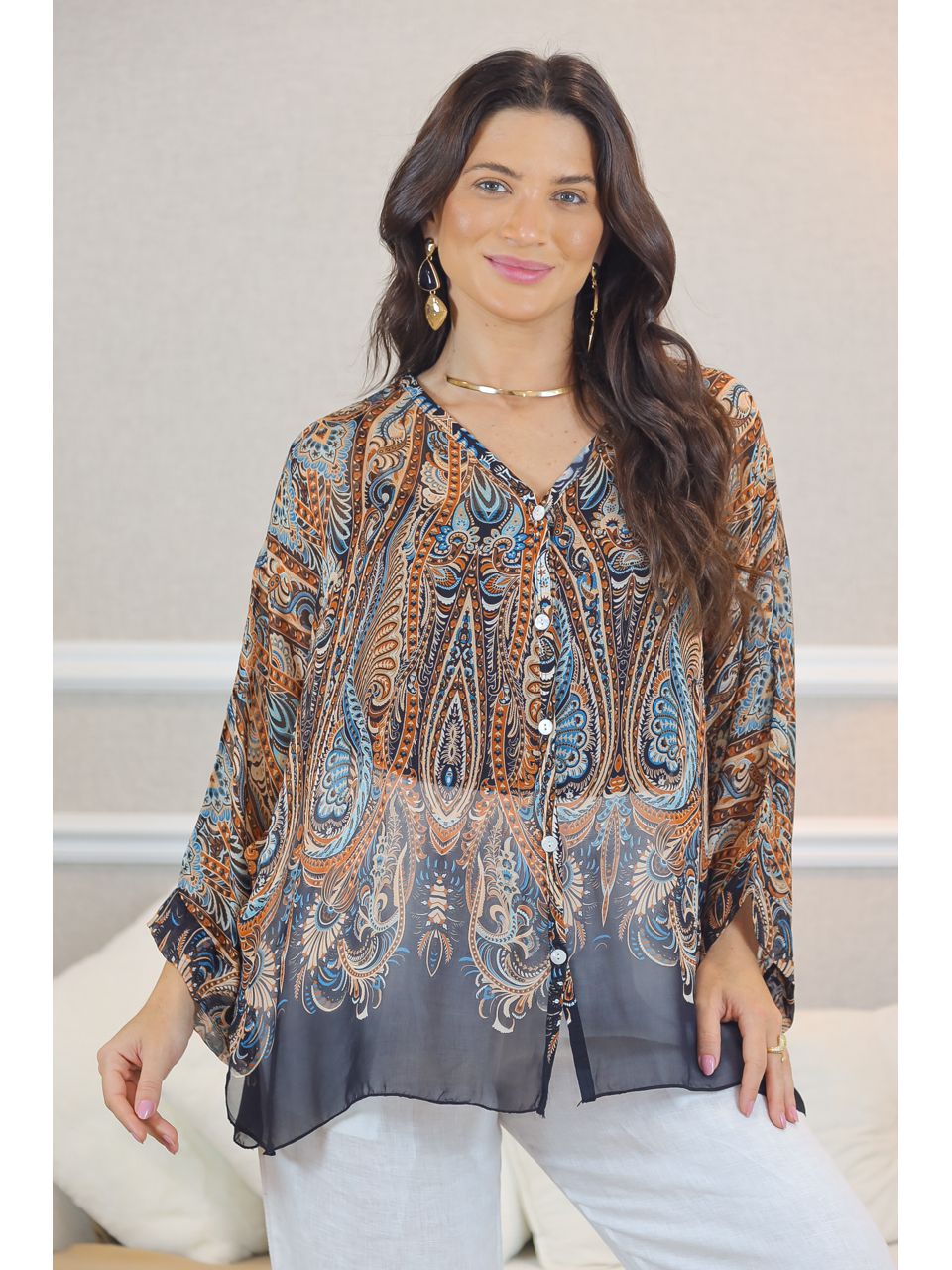 CAMISA CALENDUA PRETO