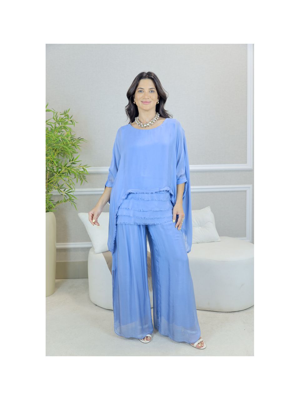 CONJUNTO ZINIA JEANS SEDA ITALIANA 