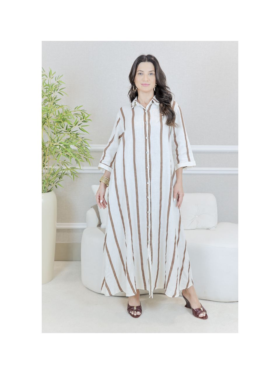 CHEMISE GEISA MARROM