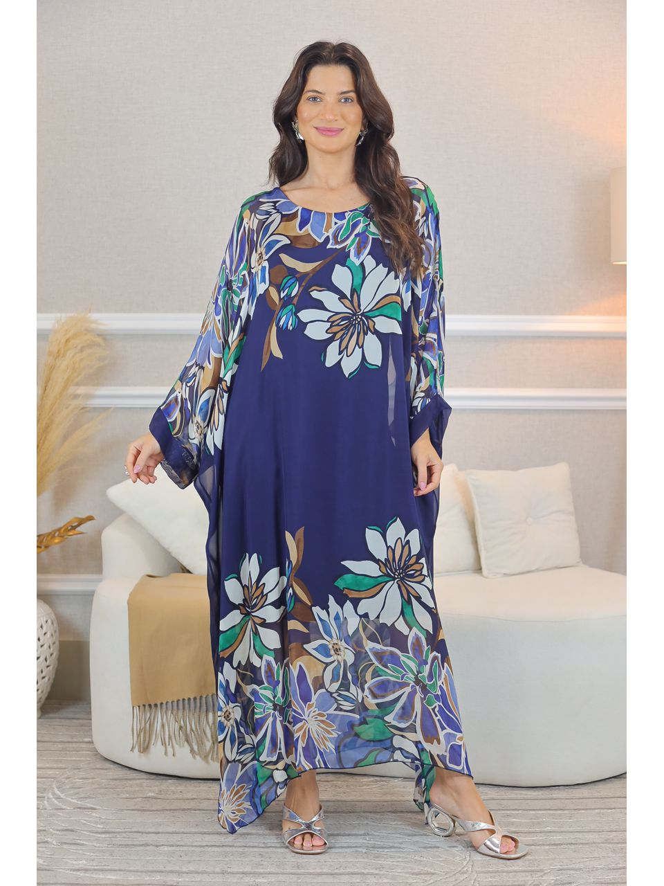 KAFTAN TULIPA MARINHO