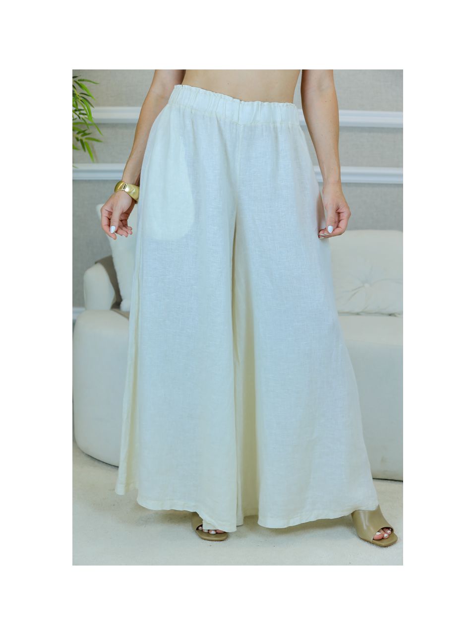 CALÇA MARITA OFF WHITE