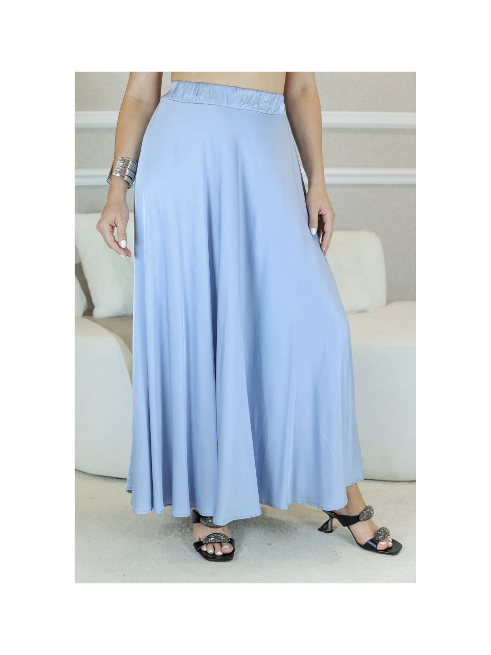 Saia Luma Viscose JEANS