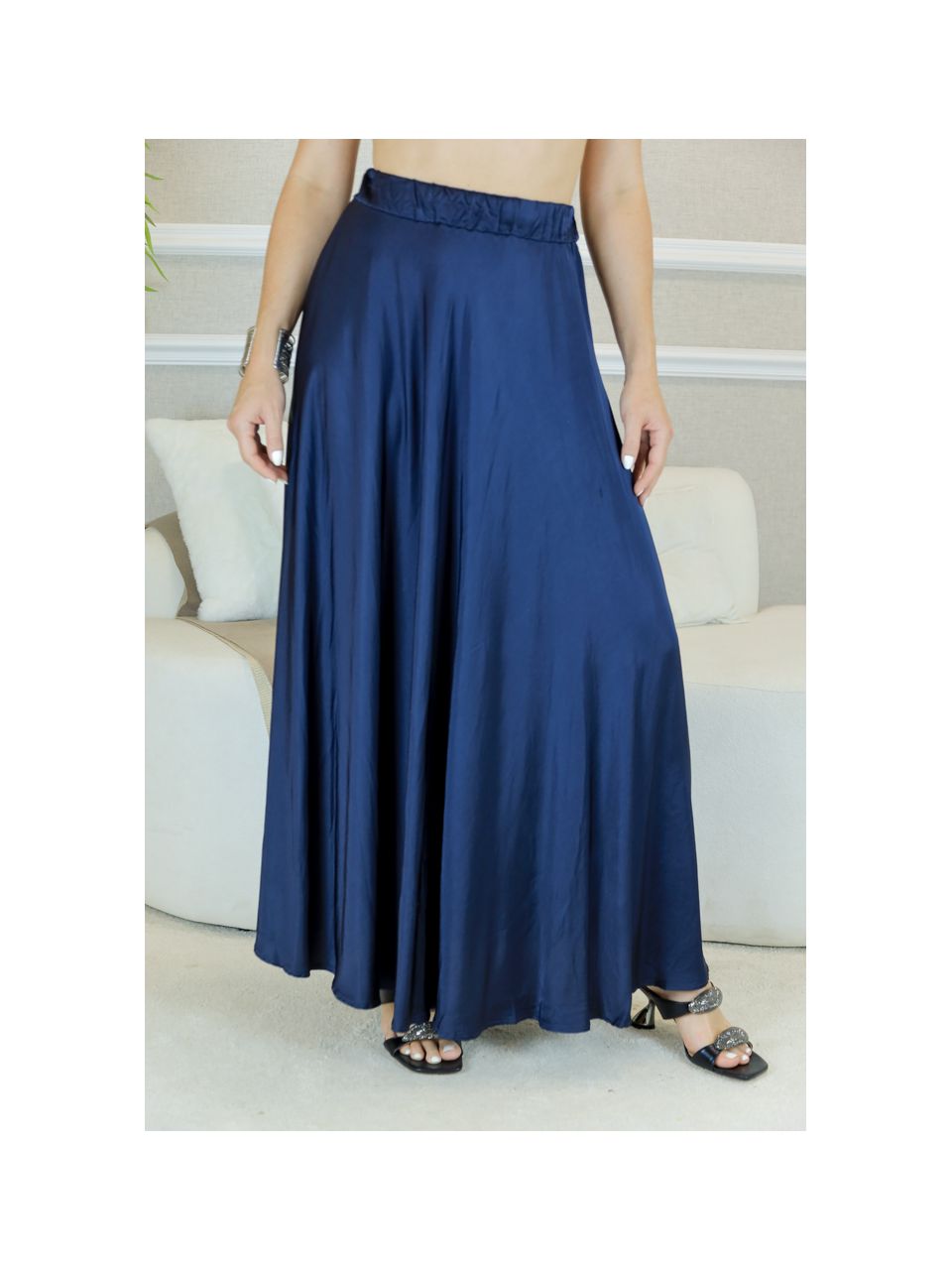 Saia Luma Viscose MARINHO