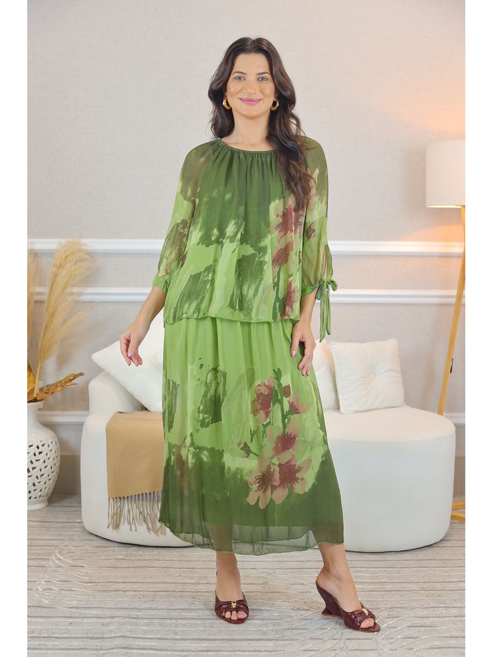 VESTIDO LIRIO PISTACHE