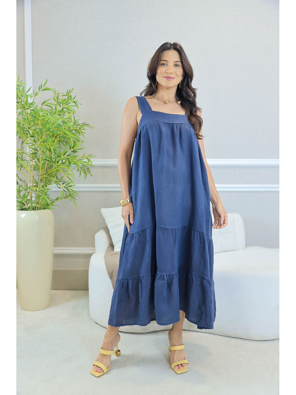 VESTIDO LUNA MARINHO