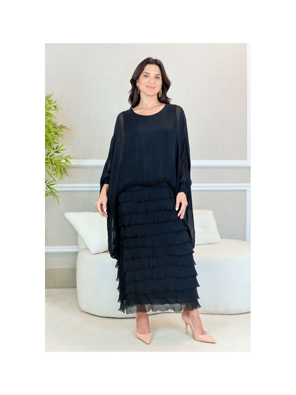 VESTIDO RAINHA PRETO