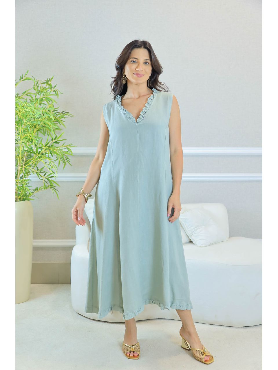 VESTIDO TALITA MENTA