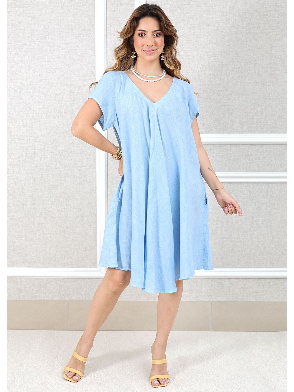 VESTIDO AURORA HORTENCIA