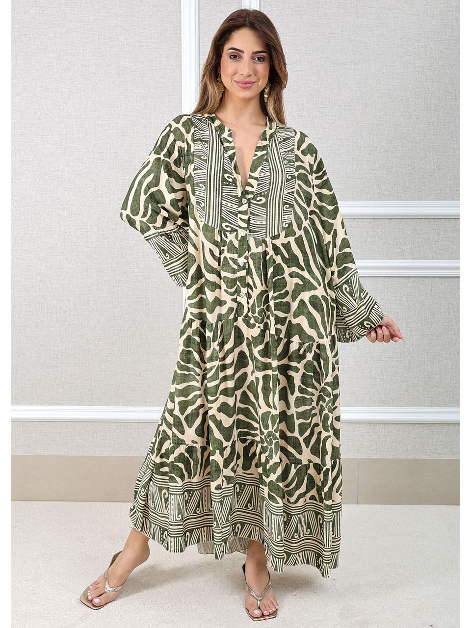 VESTIDO MOANA MILITAR
