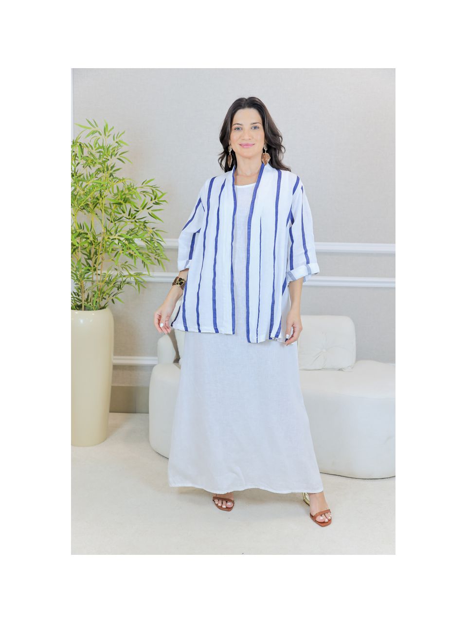 VESTIDO YARA COM CASAQUETO YARA BRANCO