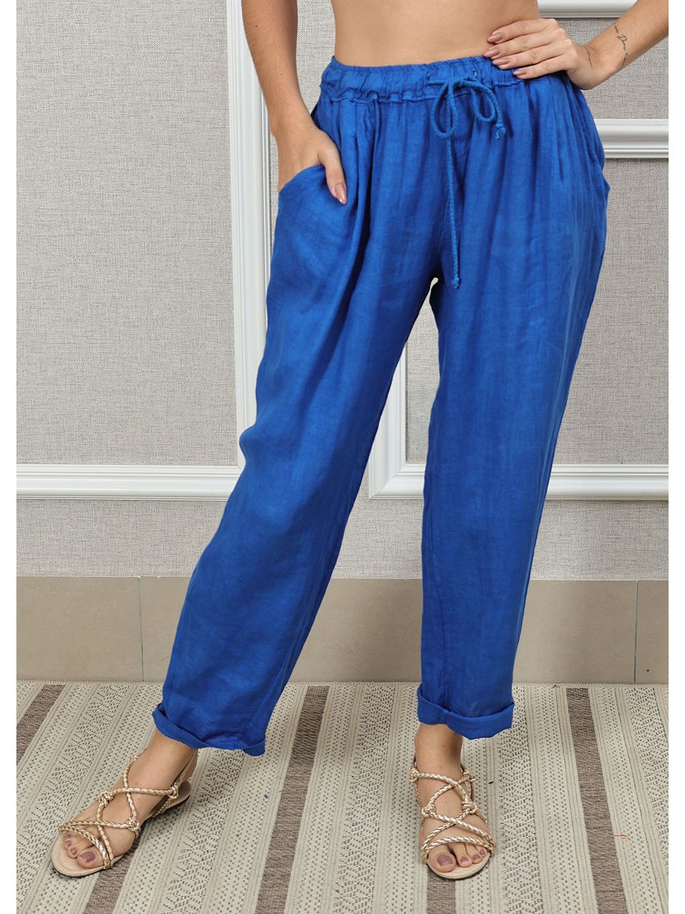 CALÇA CLÁSSICA AZUL ROYAL