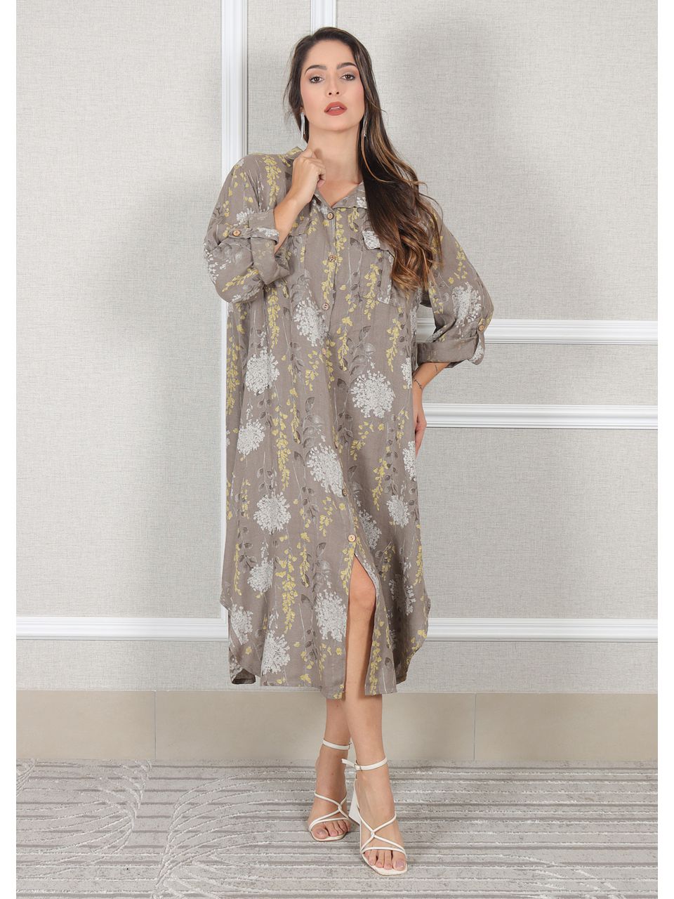 Chemise Agnes Linho Italiano Fendi