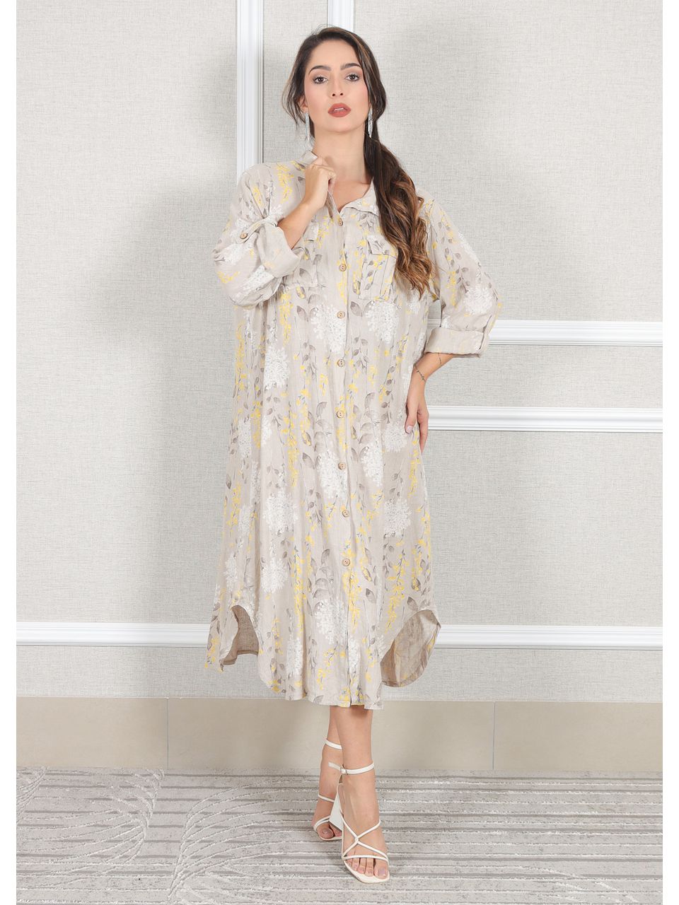 Chemise Agnes Linho Italiano Cru