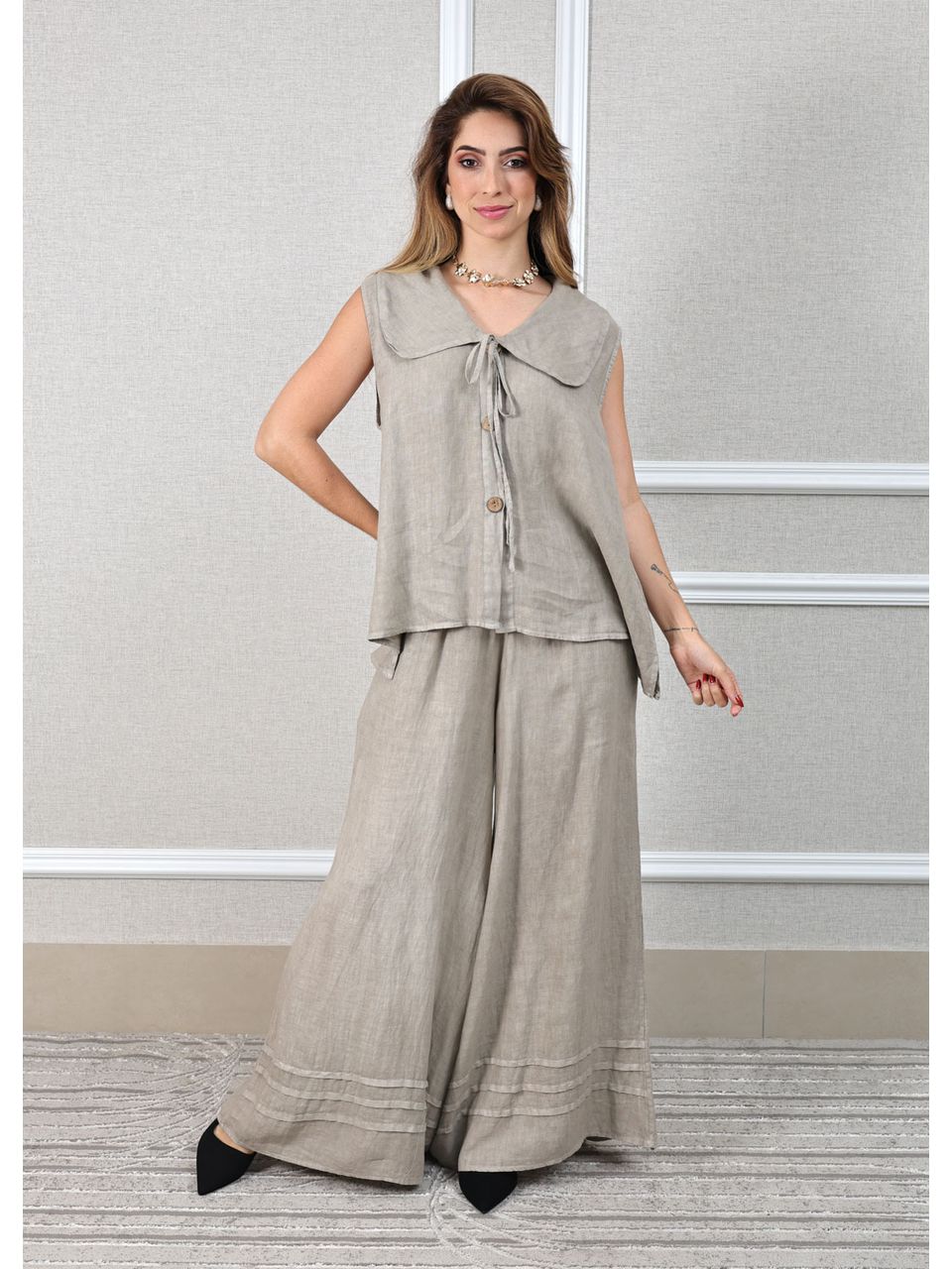 Vestido Iris Viscose Italiana Azul Jeans .