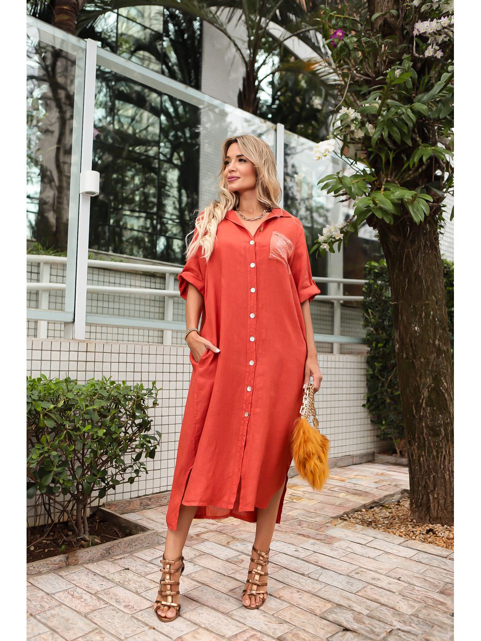 Chemise Diva Terra Cota