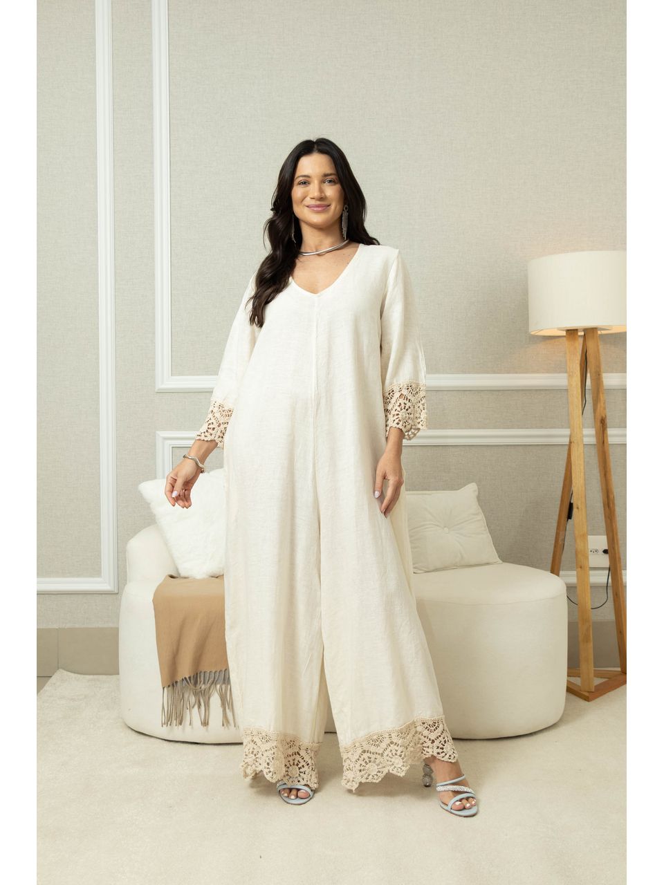 MACACÃO FLORENZA BEGE