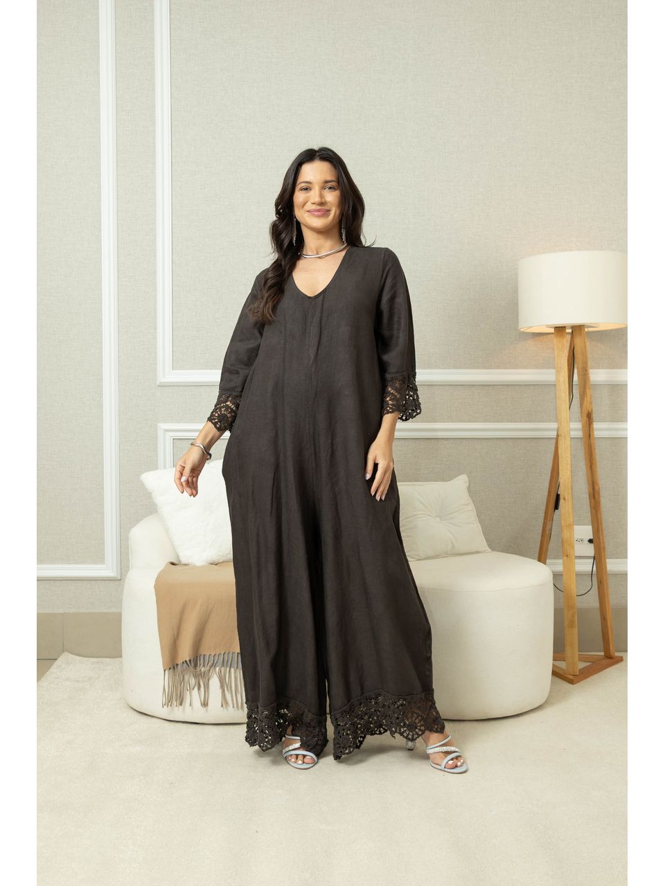 MACACÃO FLORENZA CHOCOLATE