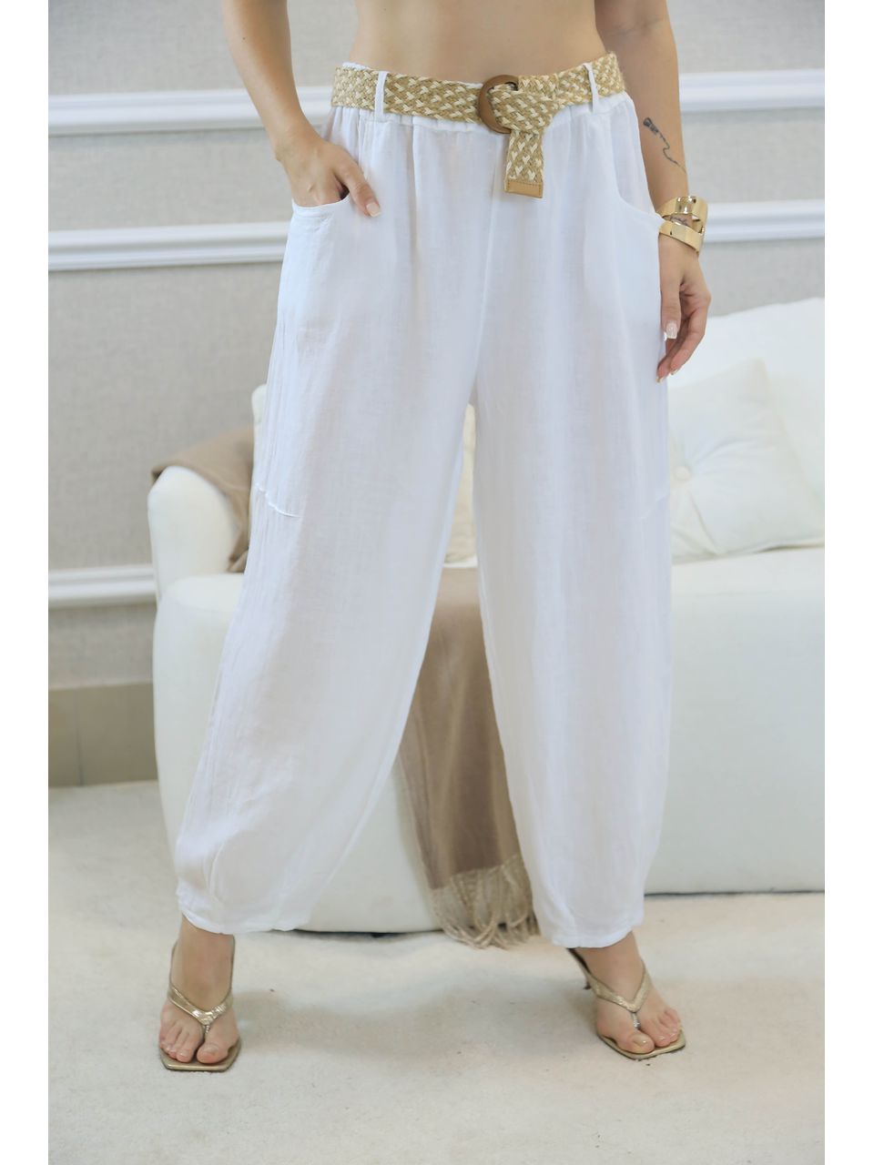 CALÇA SORAYA BRANCO