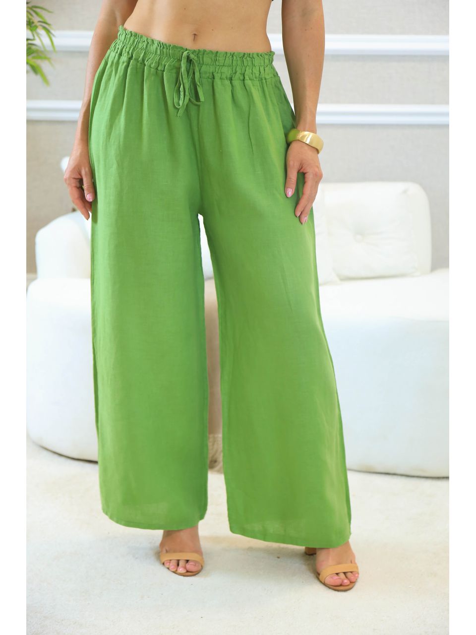 CALÇA GLORIA PISTACHE