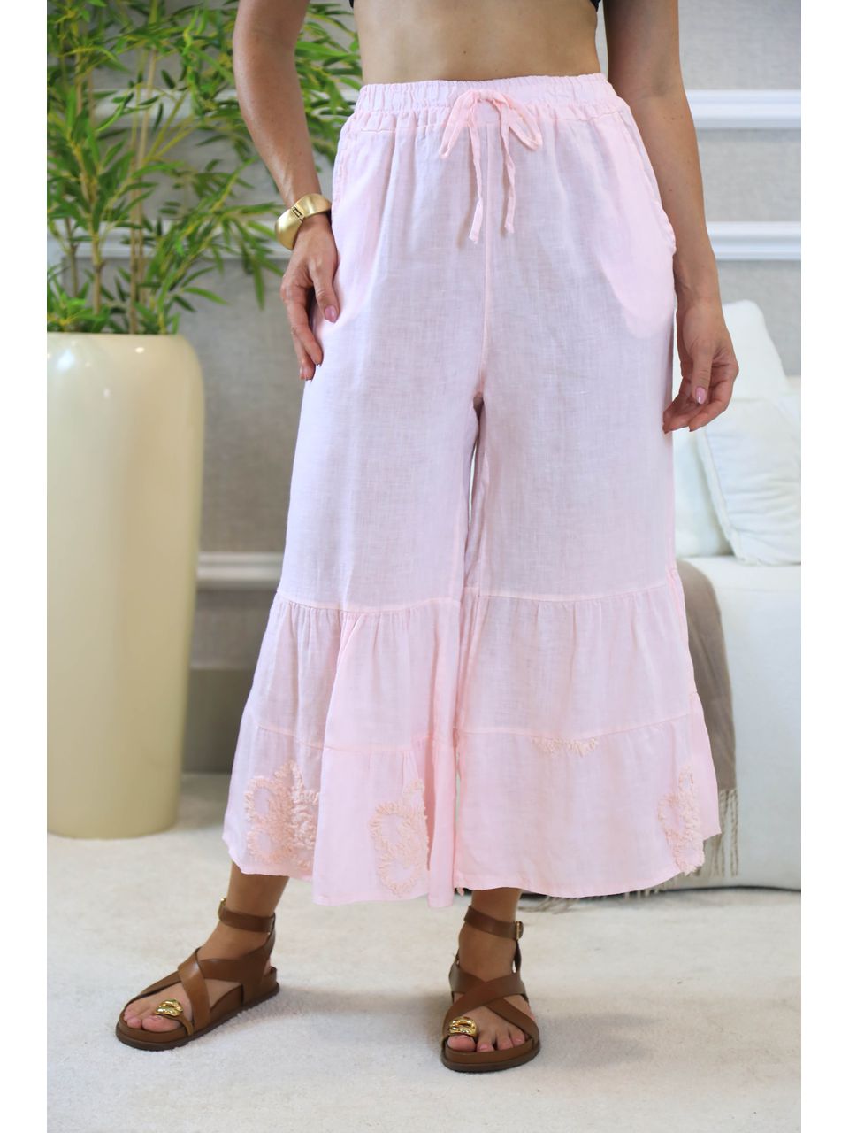 CALÇA ANNETTE ROSA BEBÊ