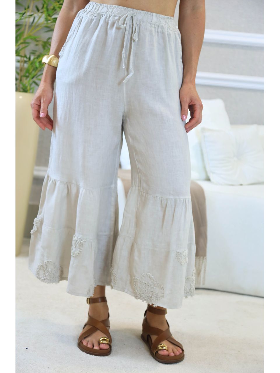 CALÇA ANNETTE BEGE