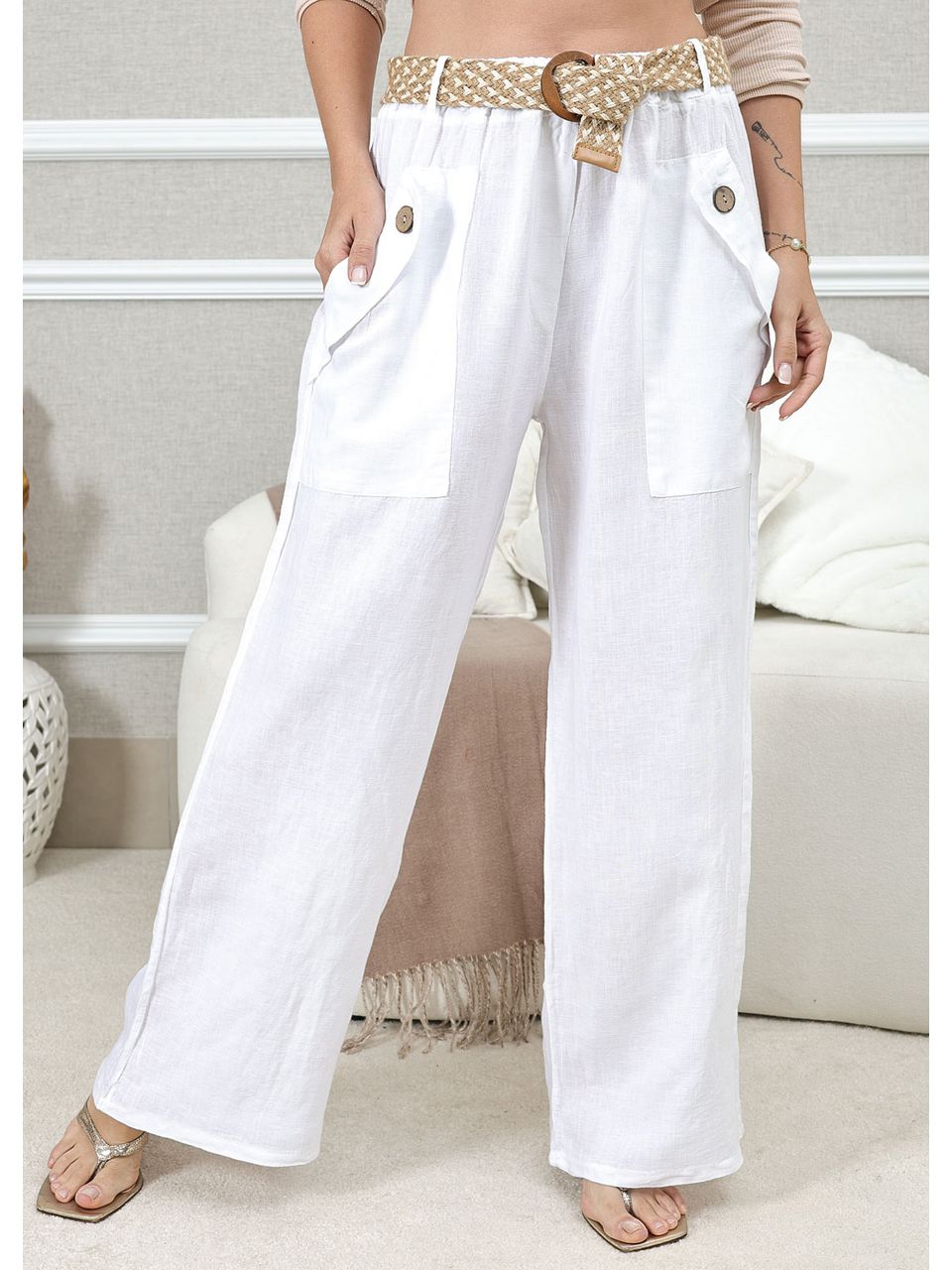 CALÇA SIMONE BRANCO