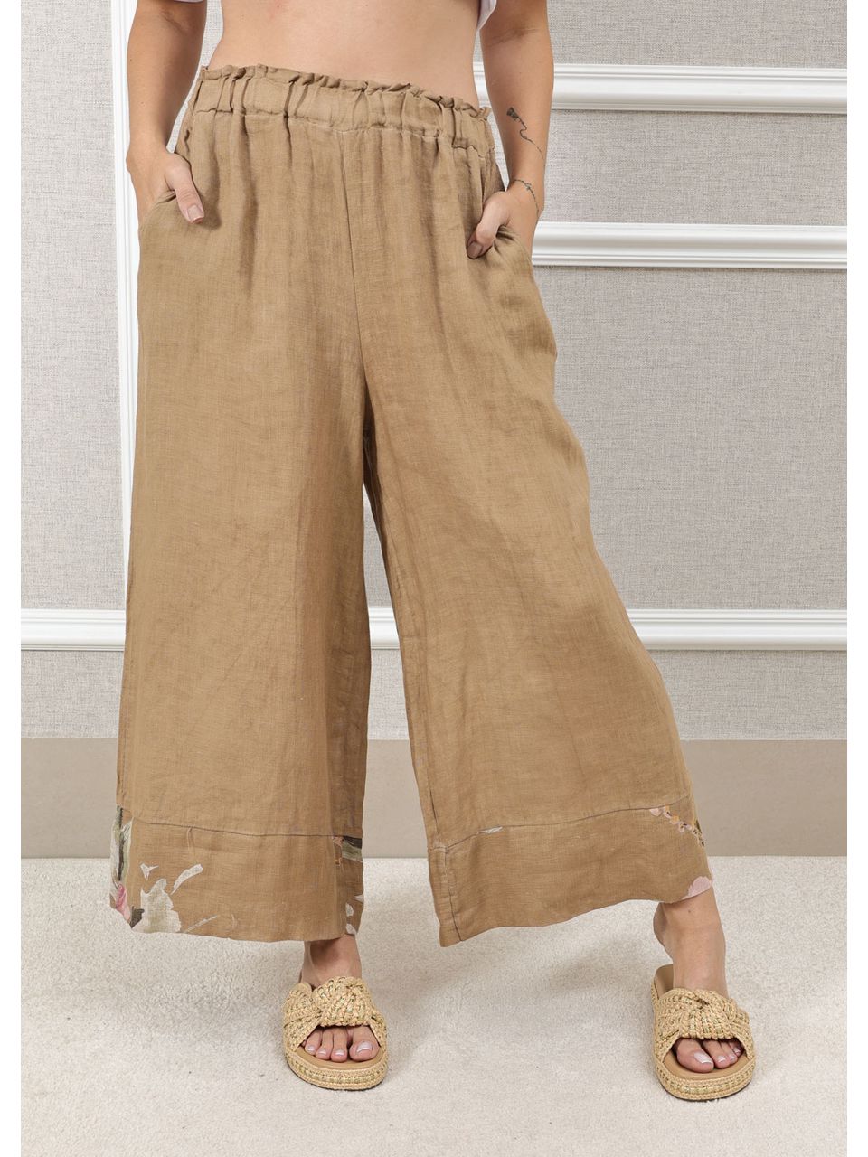 CALÇA OLÍVIA CARAMELO