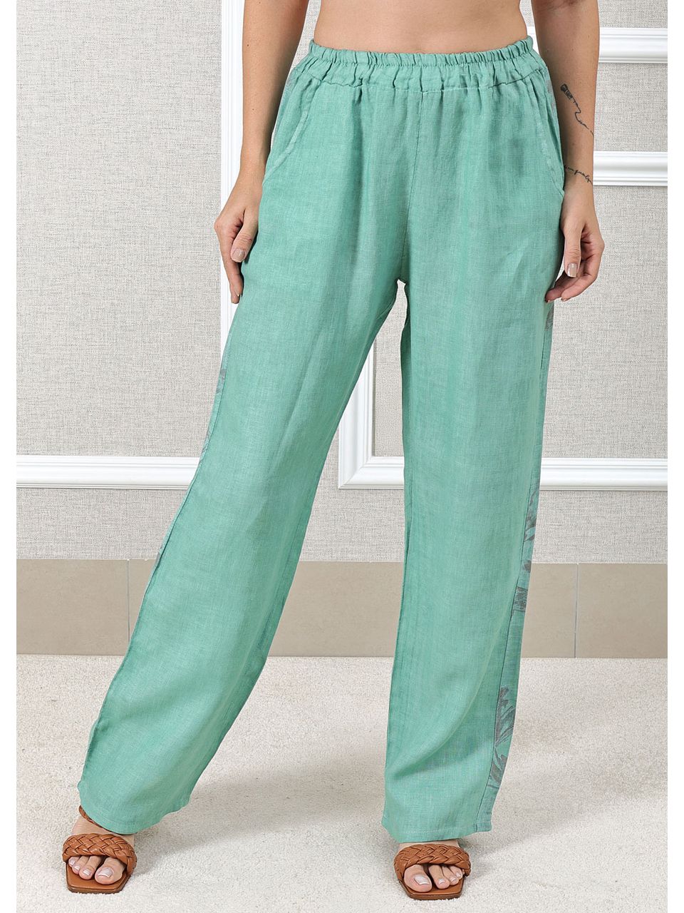 CALÇA NAIRA MENTA