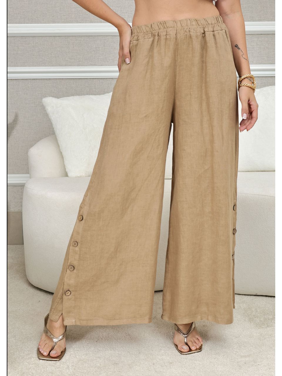 CALÇA ROSANA CARAMELO