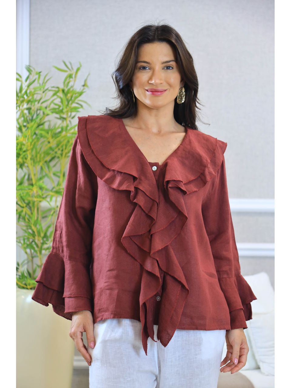 CAMISA AMARA BORDO