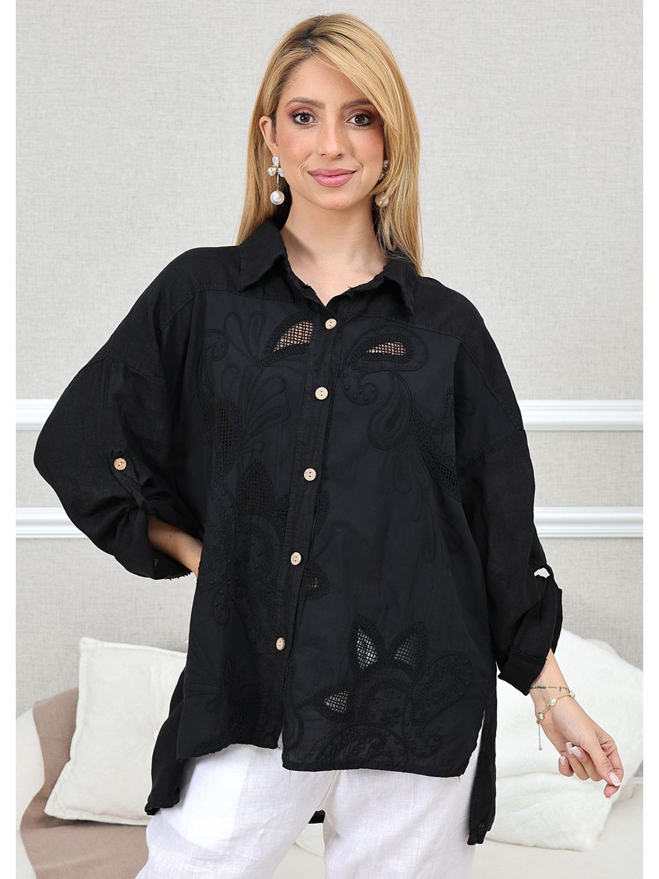 CAMISA SAMARA PRETO