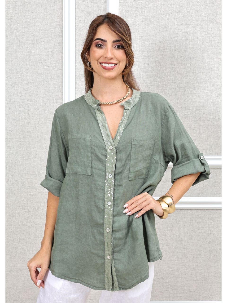CAMISA SILMARA MILITAR