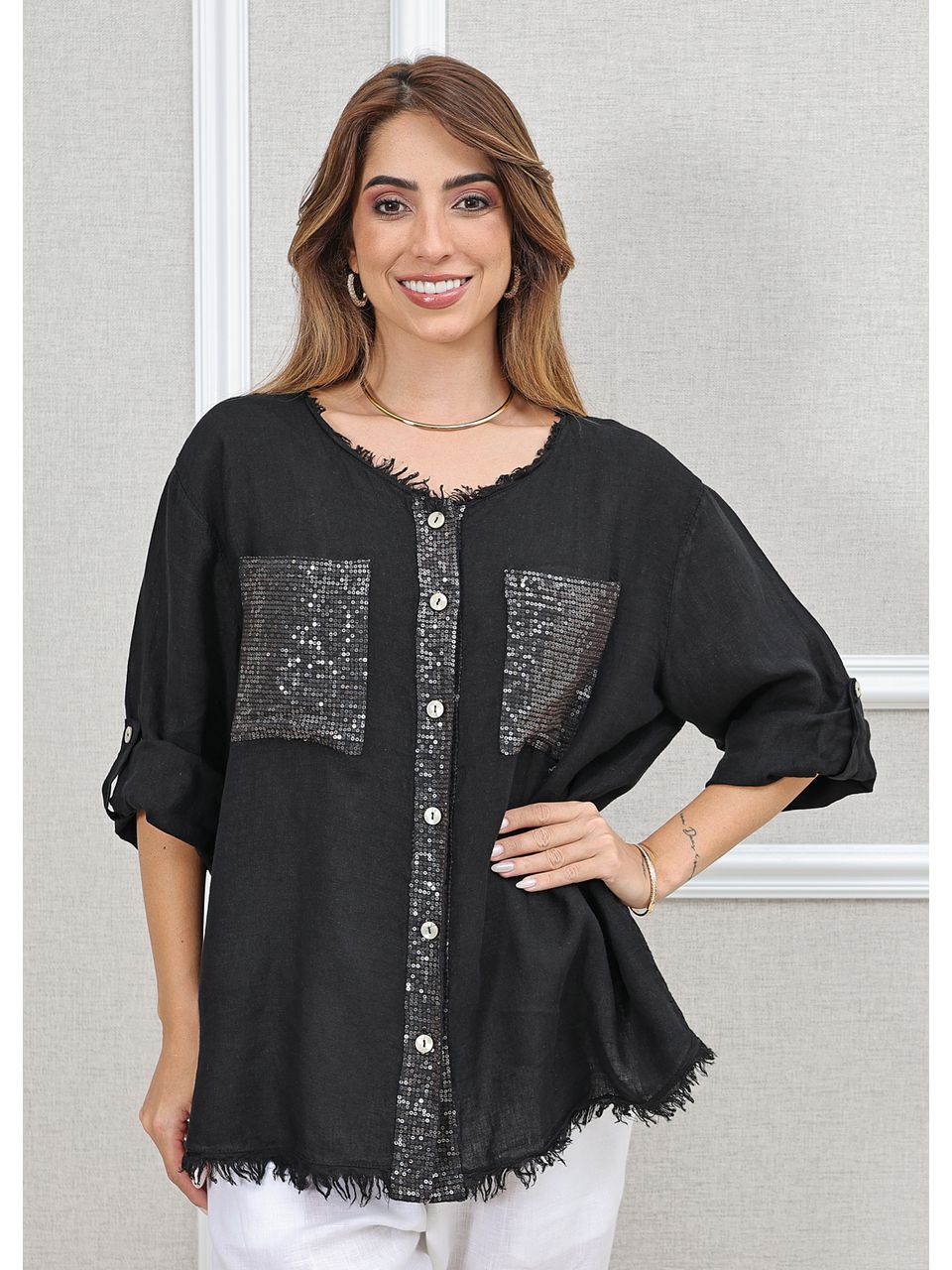 CAMISA DENISE PRETO