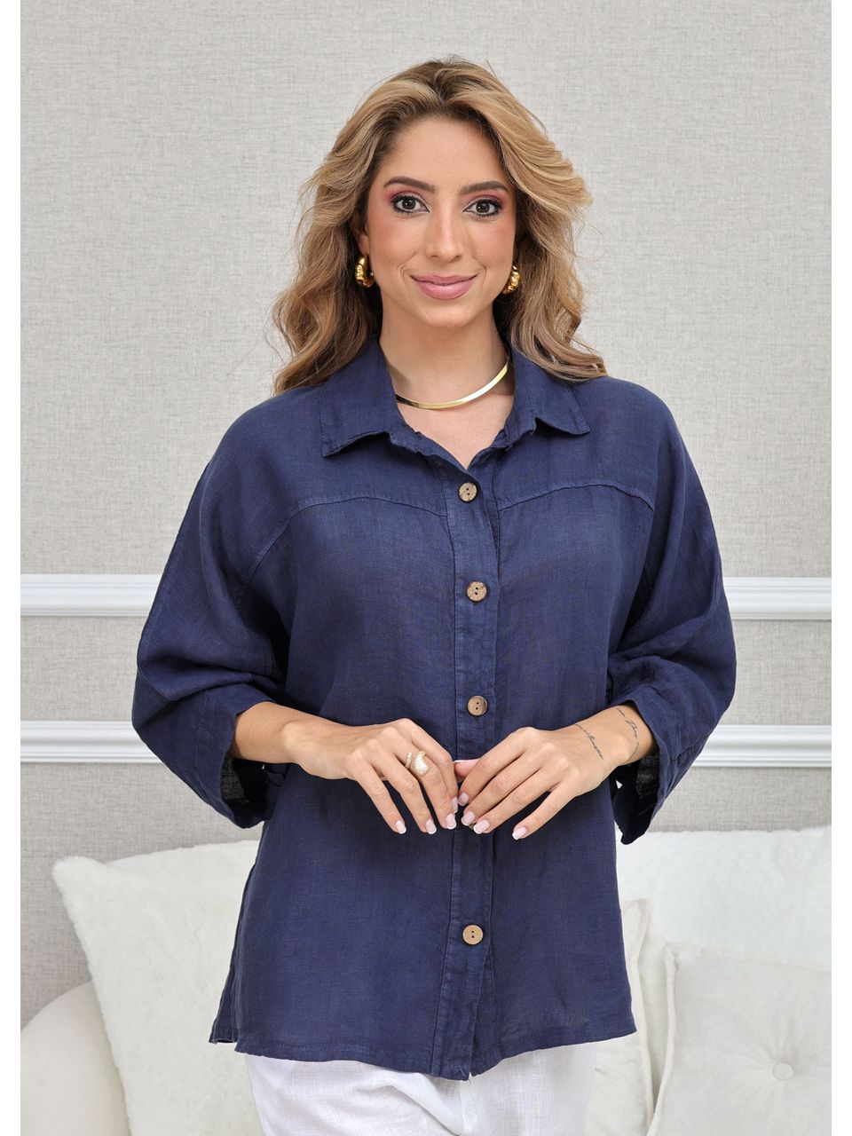 CAMISA MAVIE MARINHO