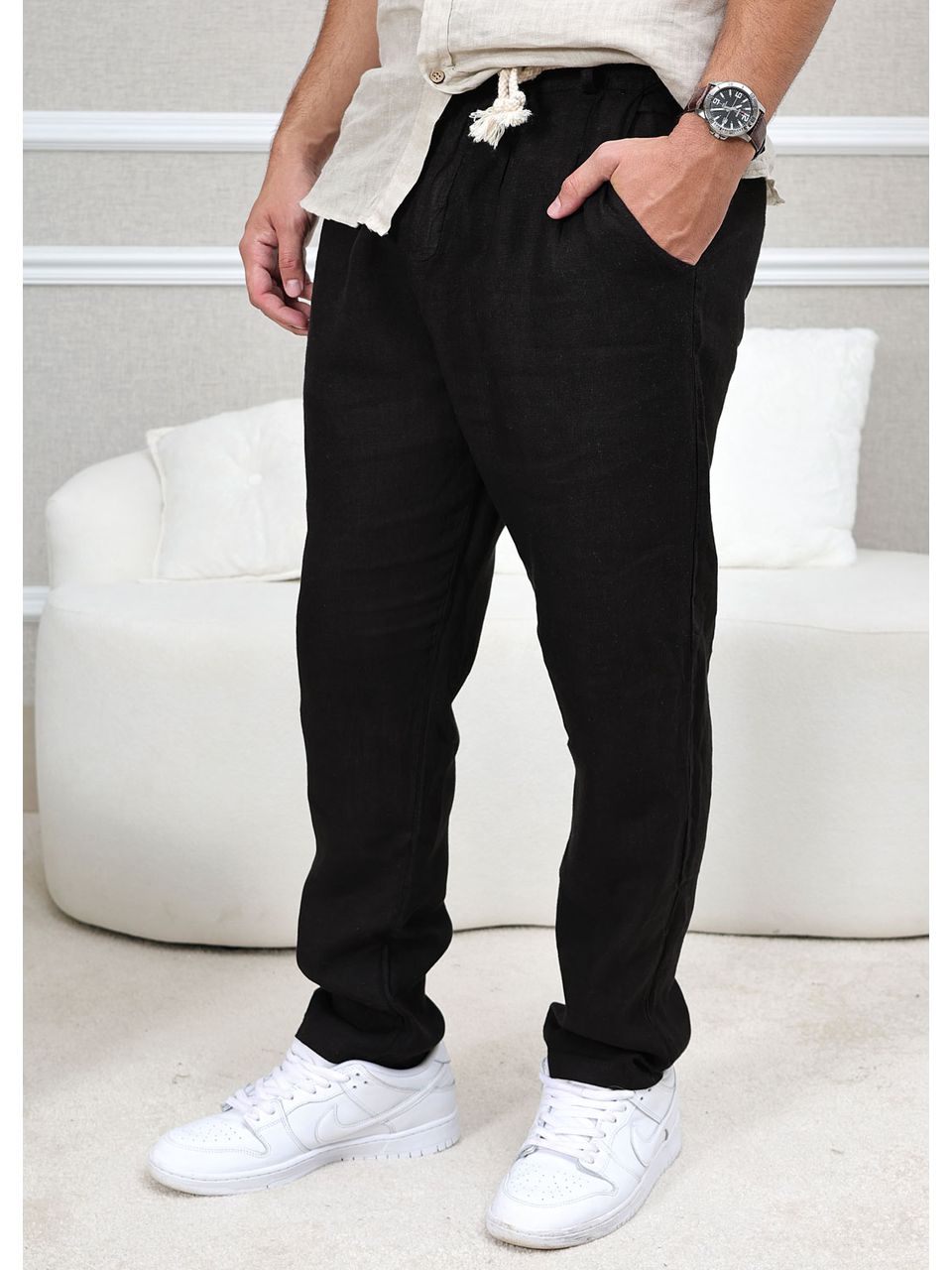 CALÇA DAVI MASCULINO PRETO