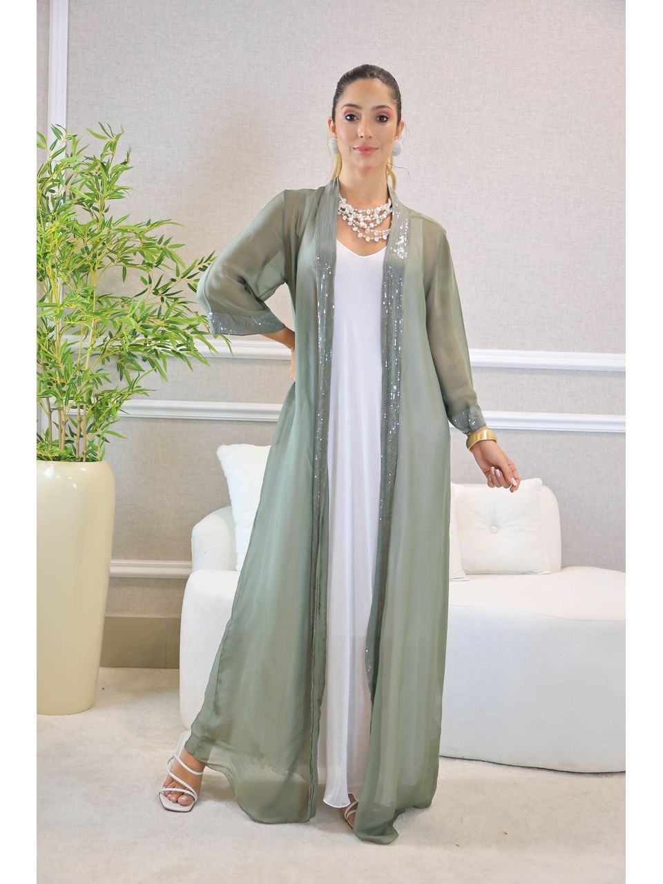 CARDIGAN PAULINA MILITAR